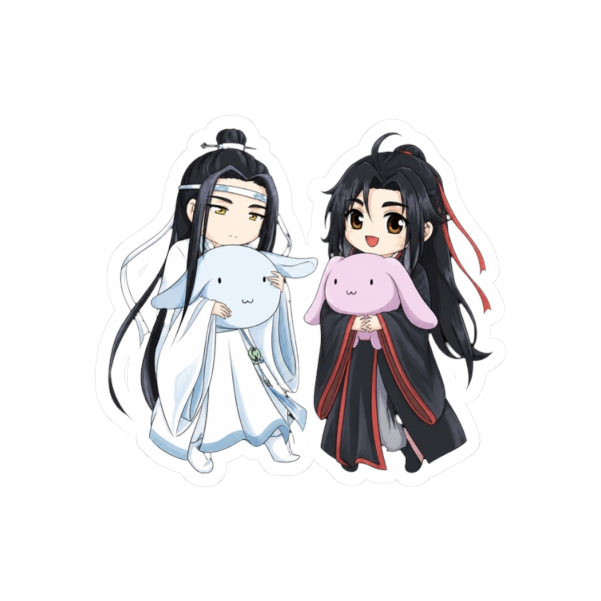 Wangxian bunny plushies | Mo Dao Zu Shi (MDZS) - alternate angle 3, merchandise